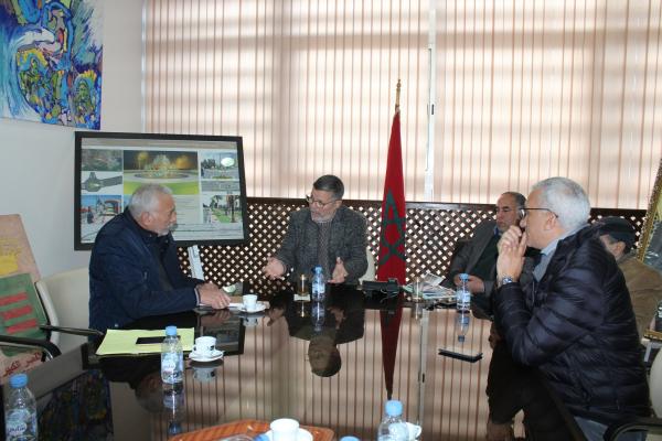لقاء تواصلي لرئيس المجلس الجماعي مع مؤسسة القصر الكبير للتنمية