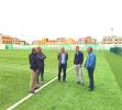 زيارة ميدانية  للاشغال  الجارية لاستكمال  تأهيل مدرجات وغطاء ملعب كرة القدم أشرف حكيمي